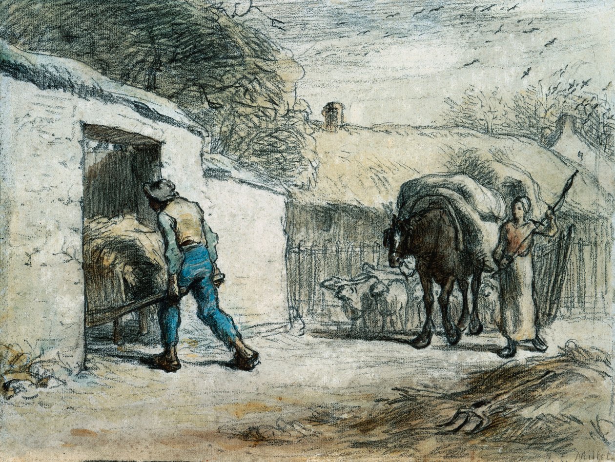 De Terugkeer van het Veld door Jean Francois Millet