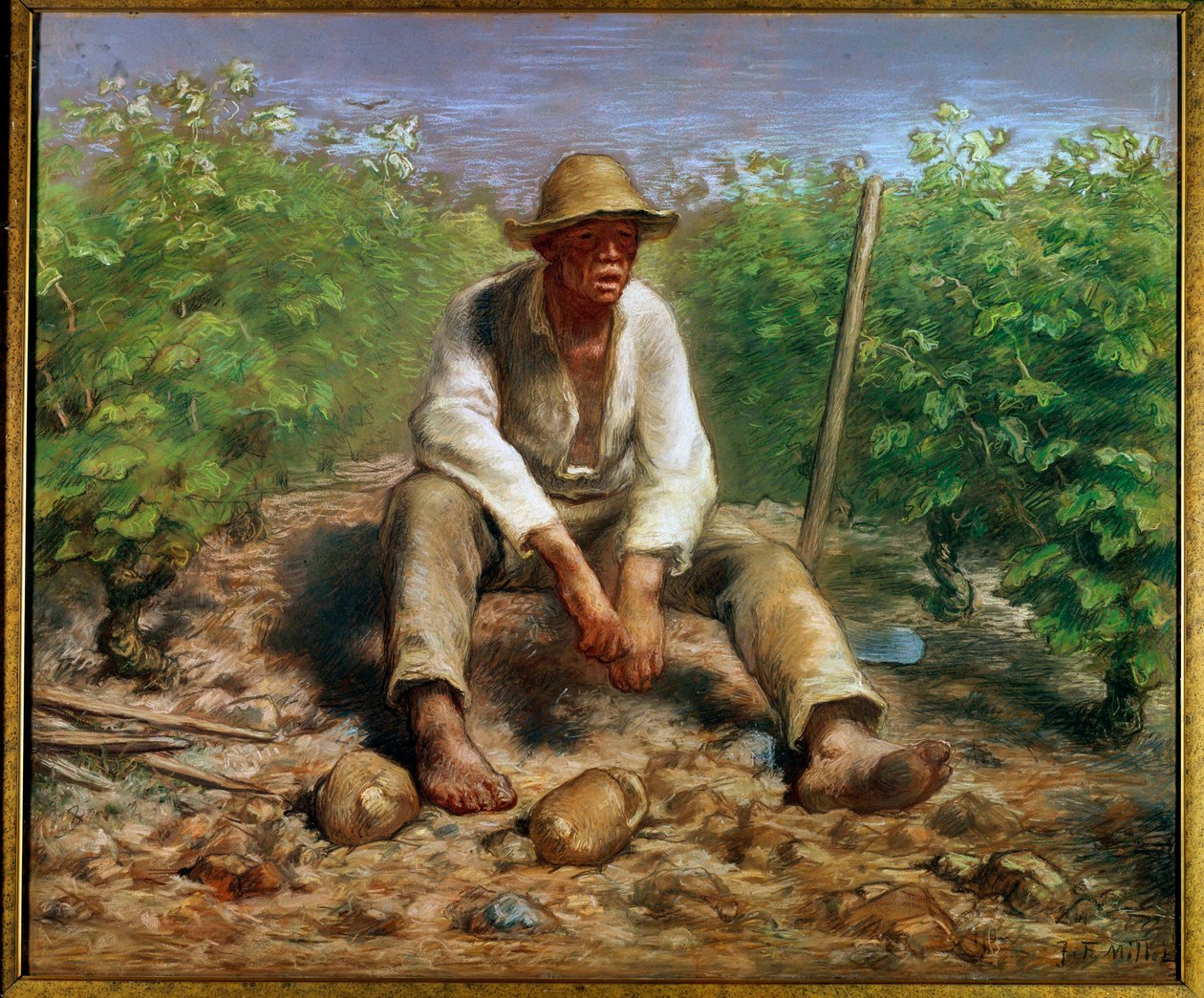 De wijnmaker door Jean Francois Millet