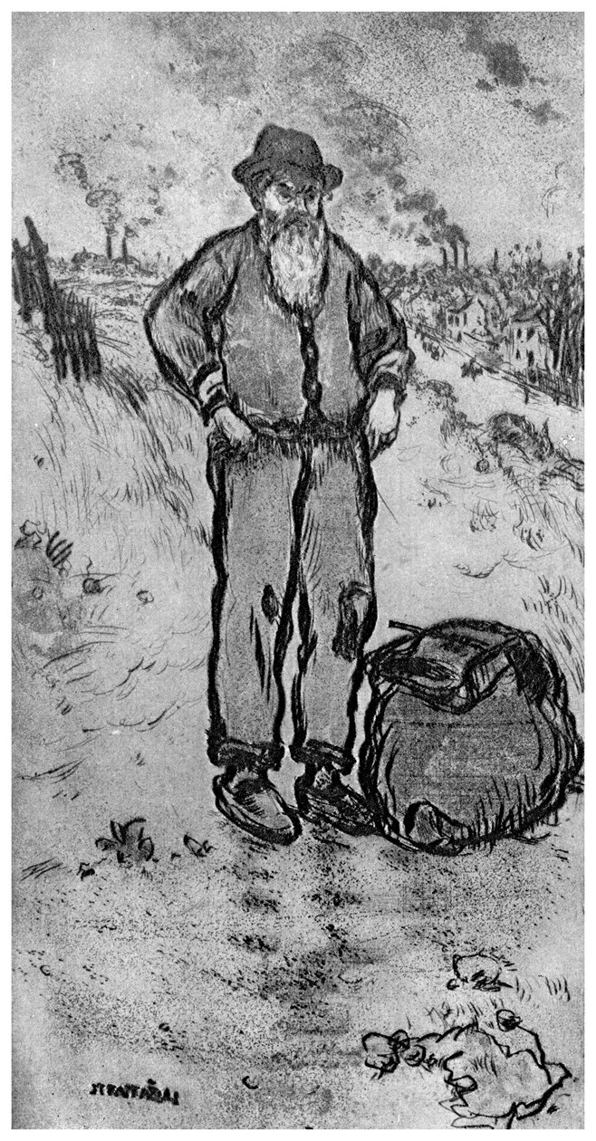 Le Chemineau door Jean Francois Raffaelli
