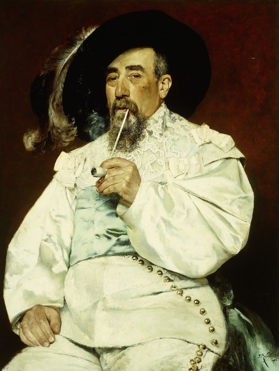 Portret van een heer, 1876 door Jean Francois Raffaelli