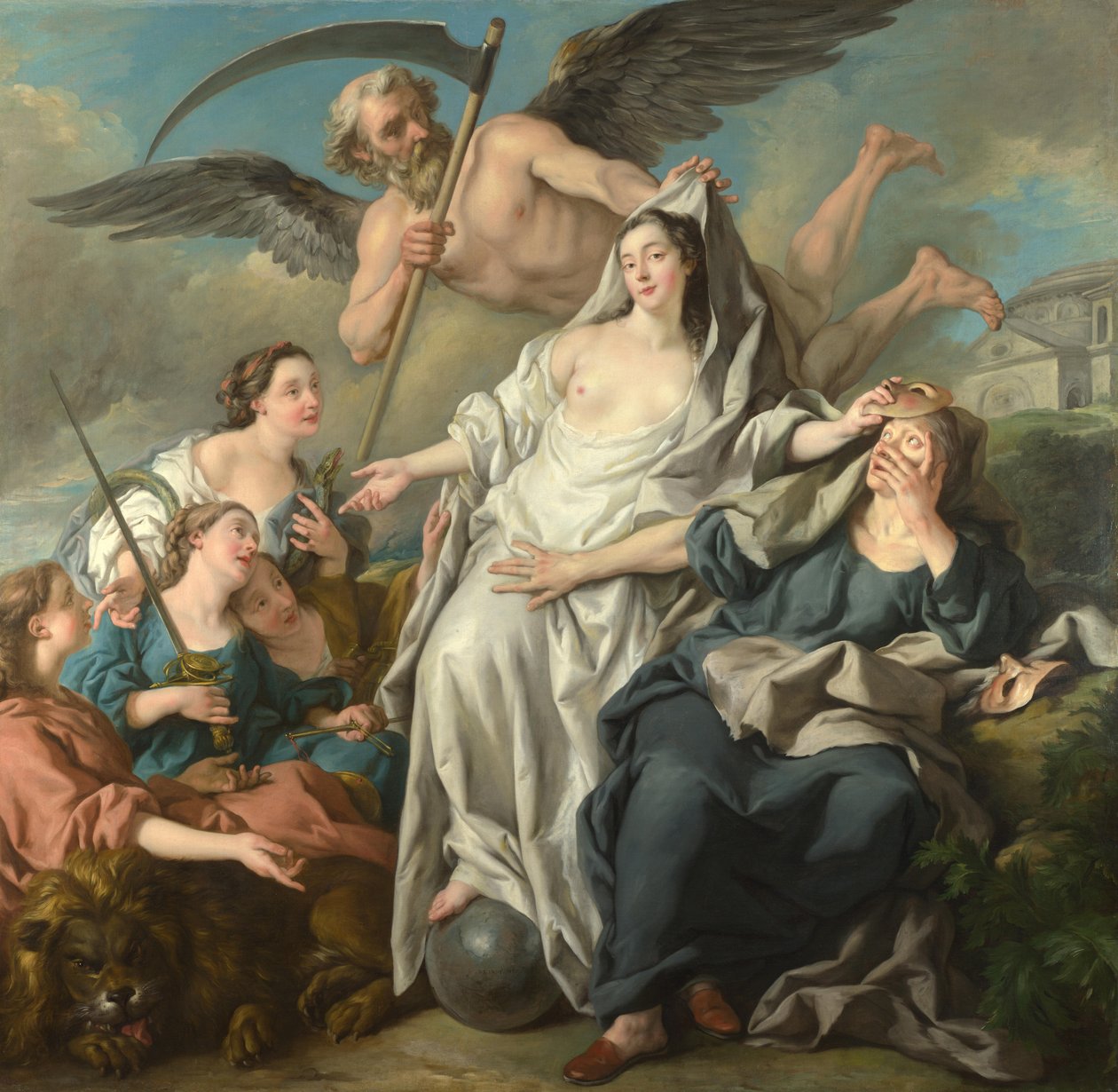 Tijd onthult Waarheid, 1733 door Jean François de Troy