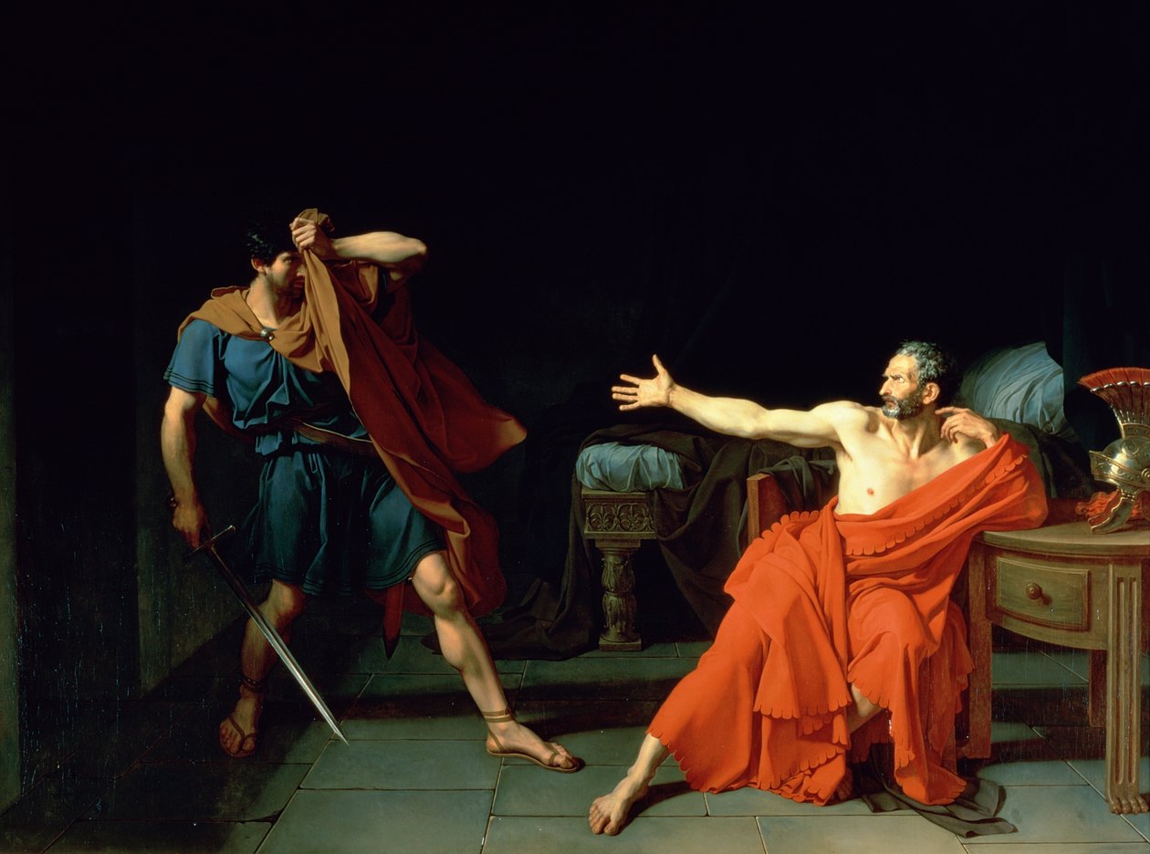 Frans: Marius prisonnier à Minturnes Marius bij Minturnae door Jean Germain Drouais