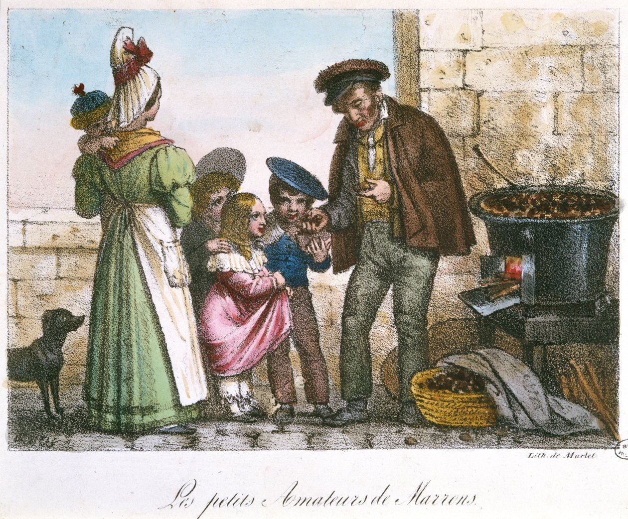 De kleine kastanje kenners door Jean Henri Marlet