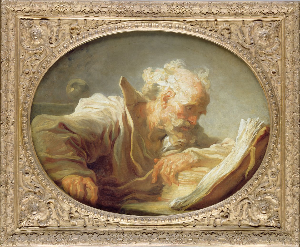 Een filosoof door Jean Honore Fragonard