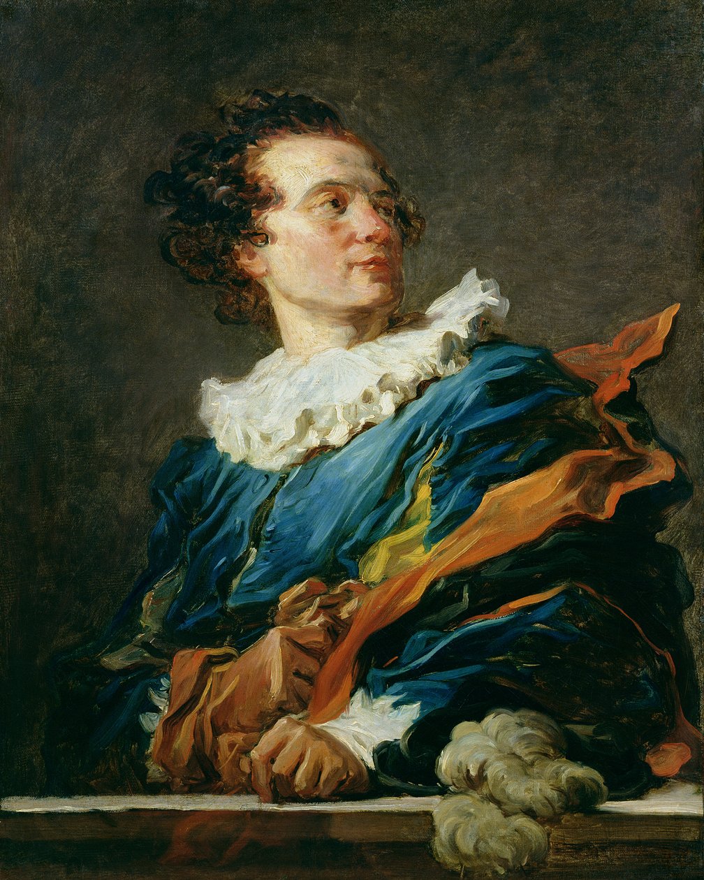 Figuur van fantasie: Portret van de abt van Saint-Non (1727-91) 1769 door Jean Honore Fragonard