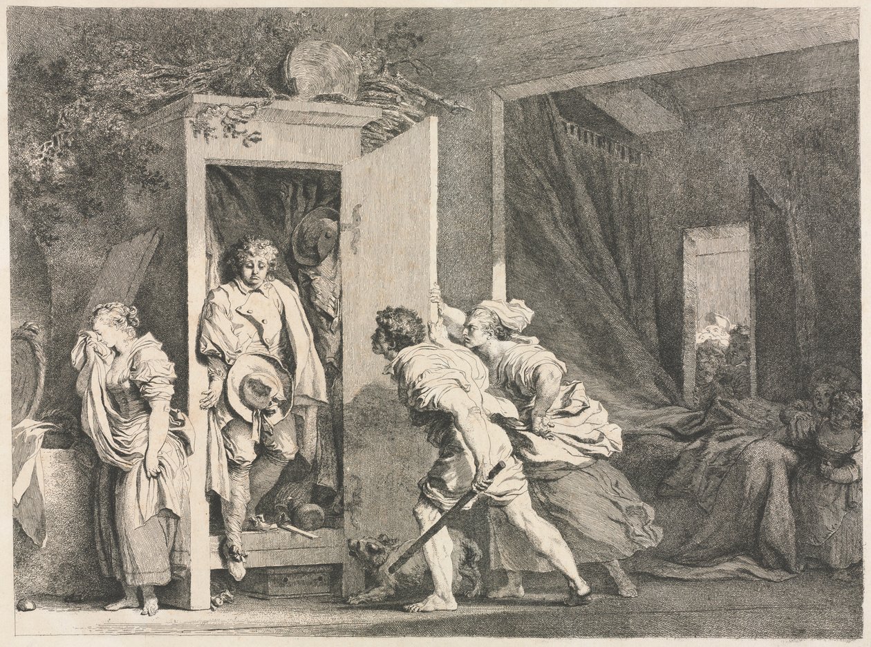 De Kast door Jean Honore Fragonard