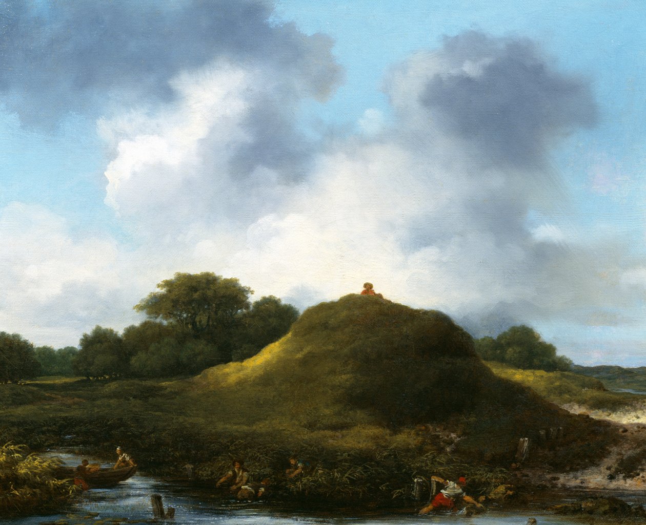 De heuvel, 1761-65 door Jean Honore Fragonard