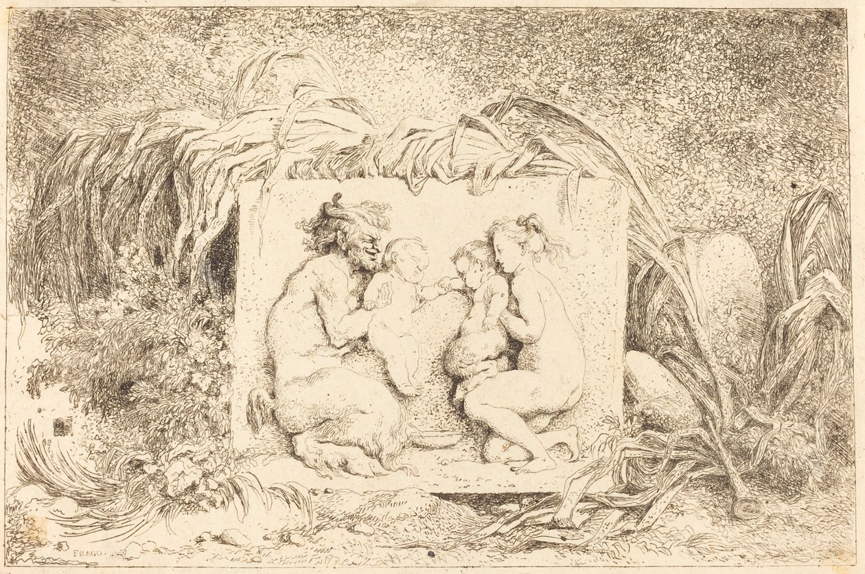 De Familie van de Sater door Jean Honore Fragonard