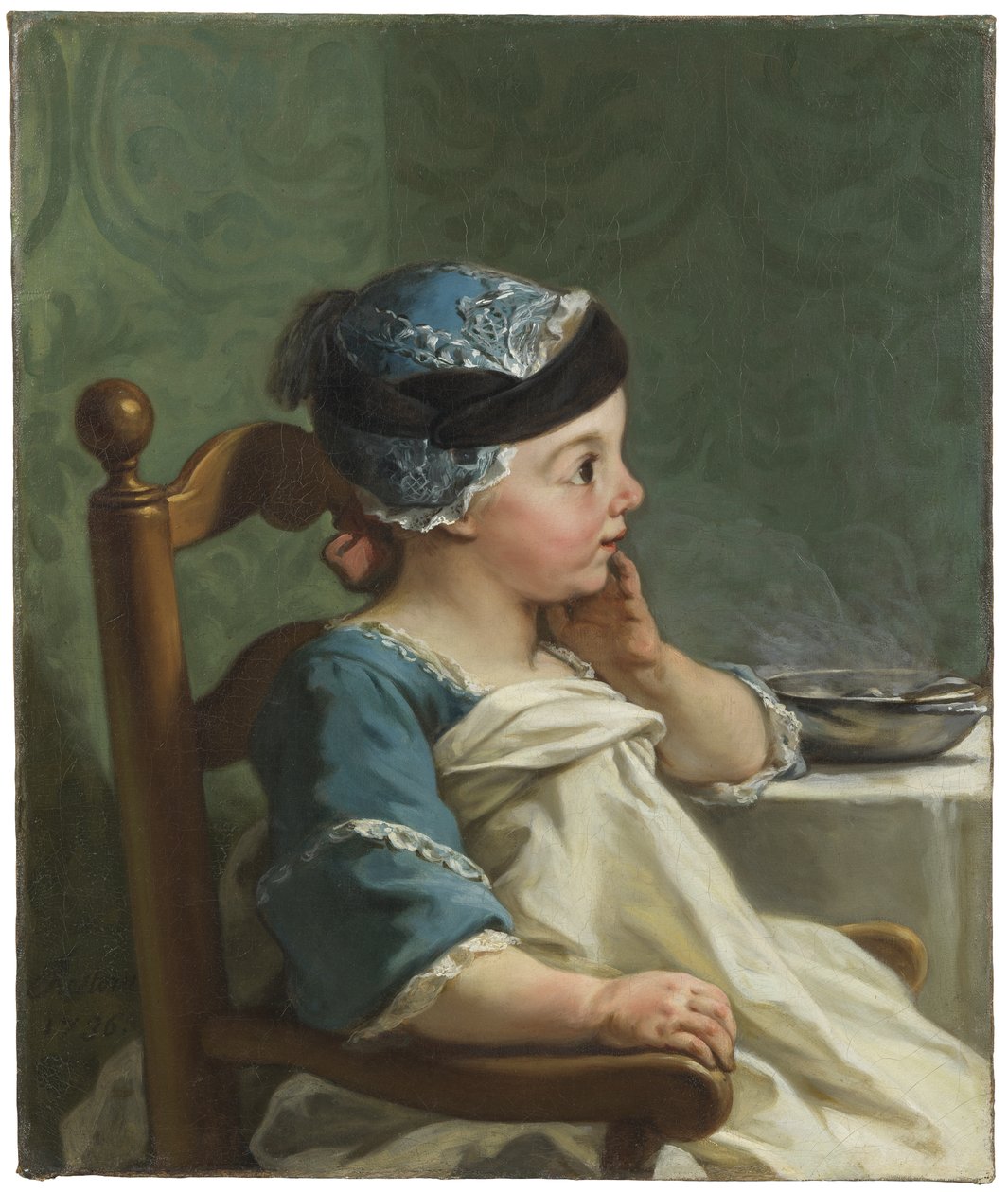 Jongen in een Kinderstoel, 1736 door Jean II Restout