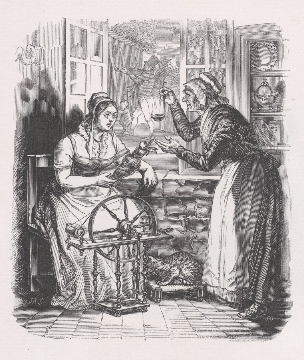 De Krijgsgevangene uit De Volledige Werken van Béranger, 1836 door Jean Ignace Isidore Gérard