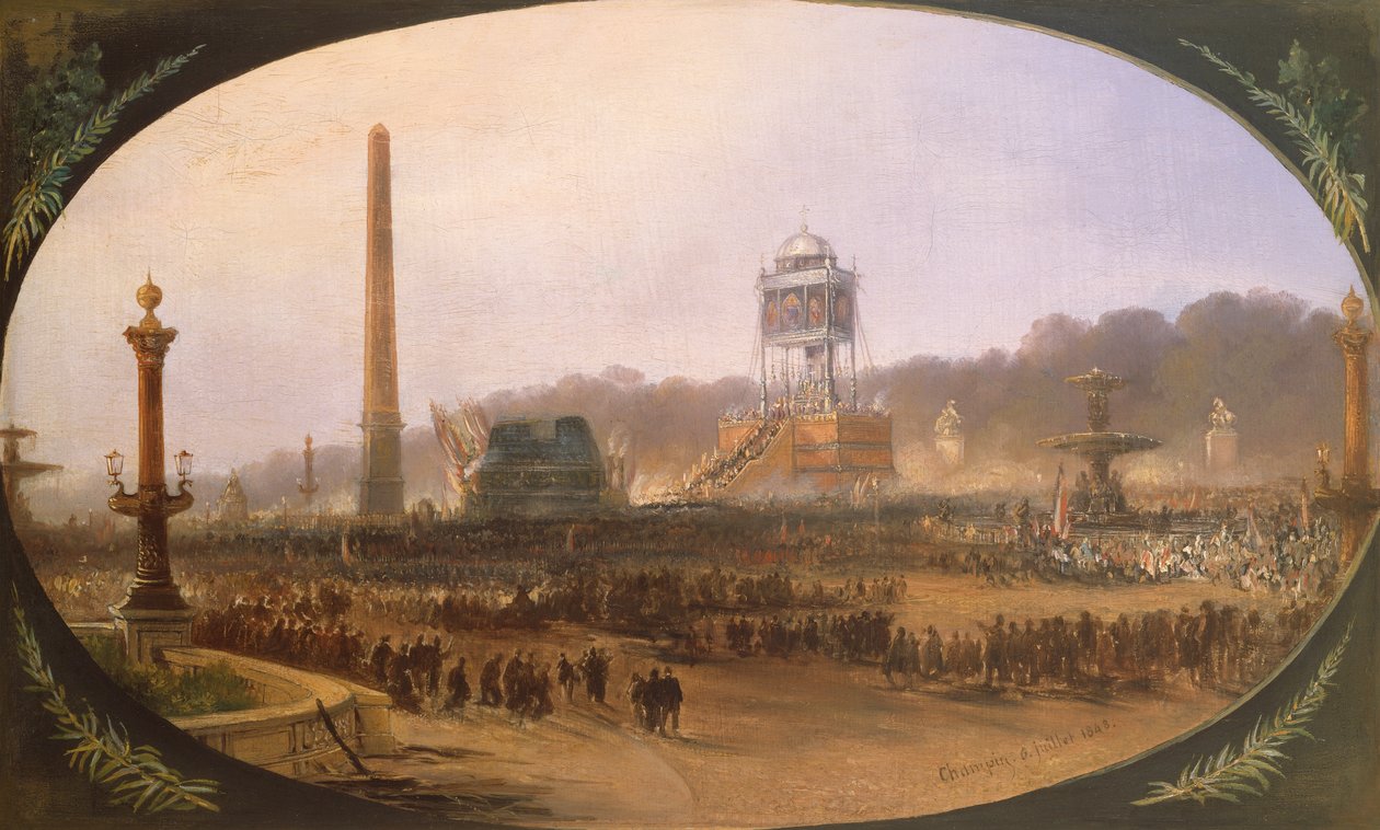 Begrafenis van de Slachtoffers van Juni 1848 door Jean Jacques Champin