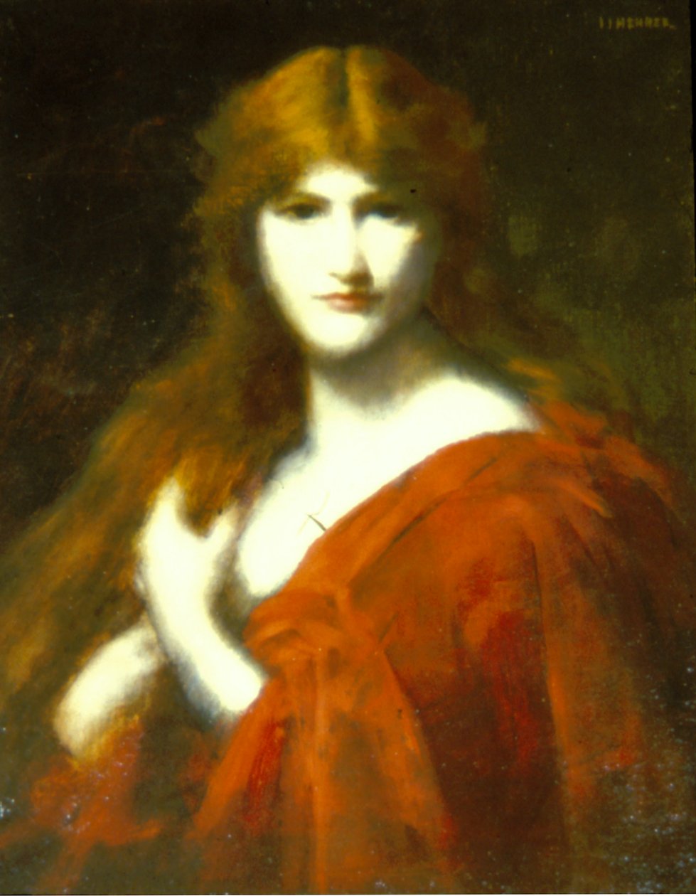 De roodharige door Jean-Jacques Henner