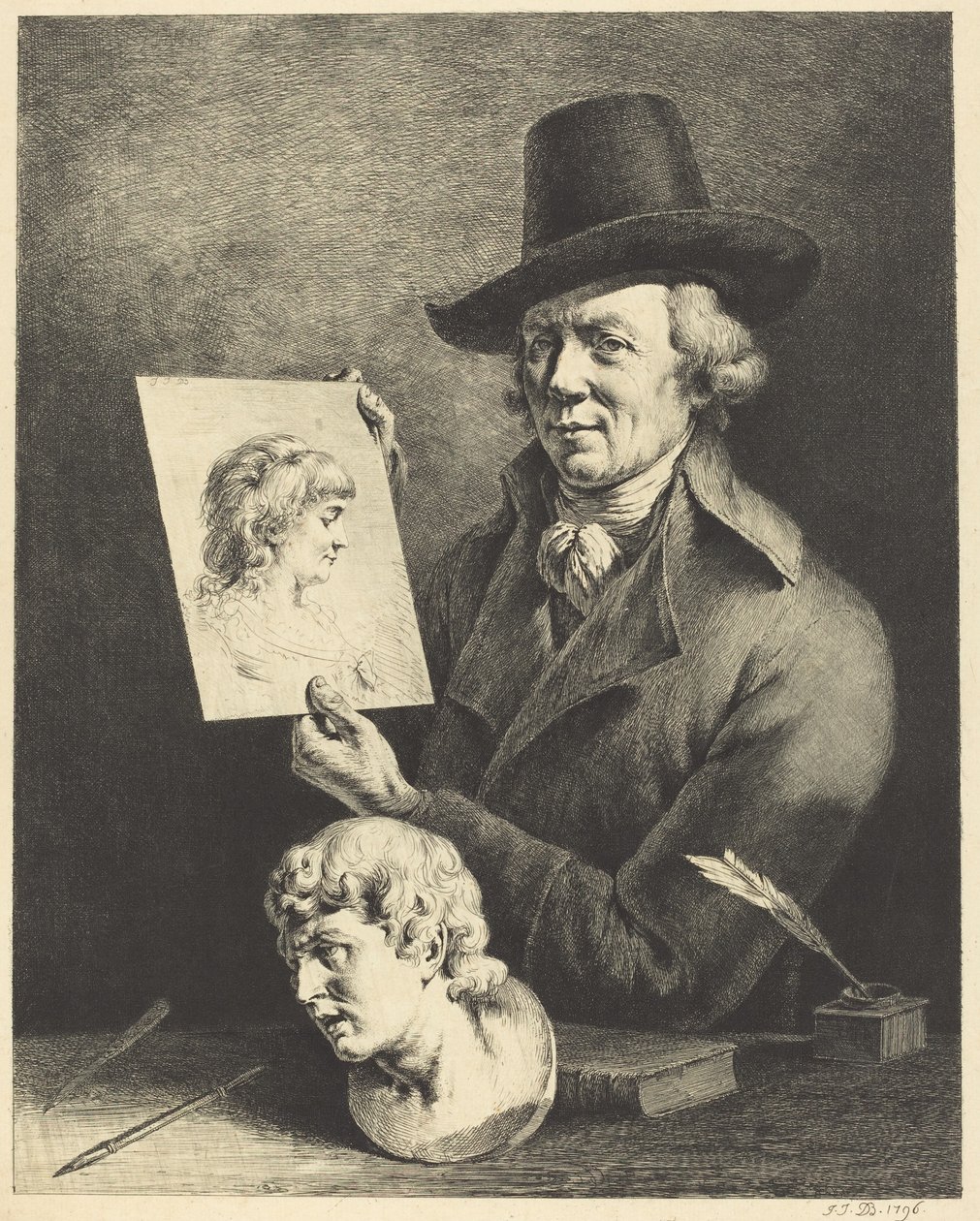 Zelfportret door Jean Jacques de Boissieu