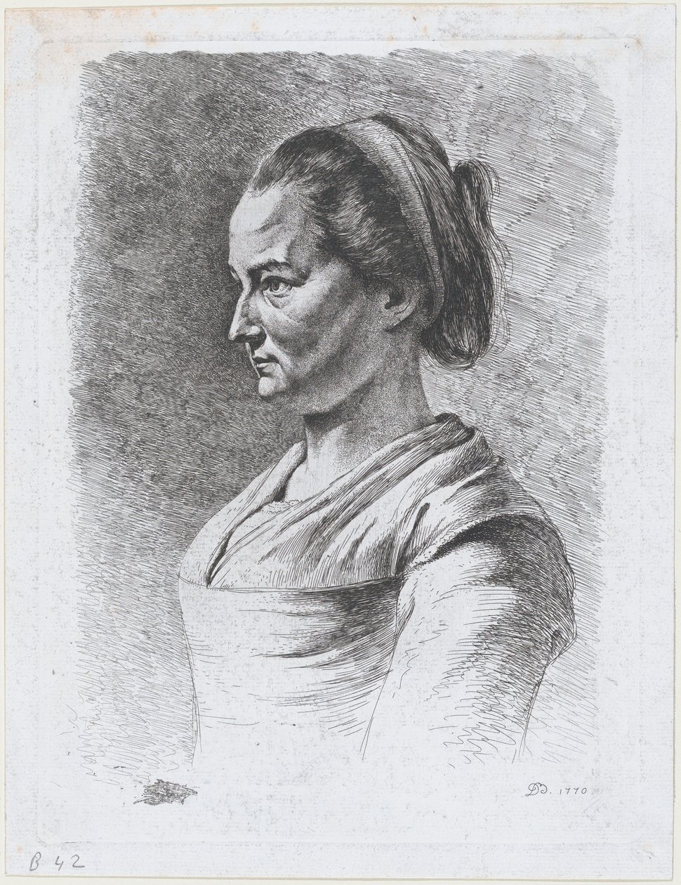 De Kinderverpleegster Josephine door Jean Jacques de Boissieu