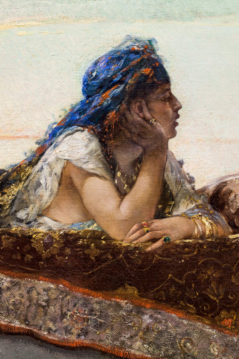 Avond op de terrassen (Marokko) door Jean Joseph Benjamin Constant