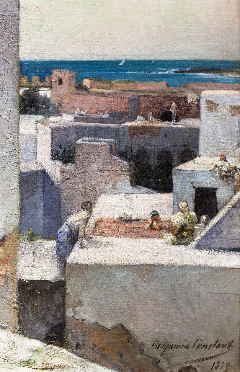 Avond op de terrassen (Marokko) door Jean Joseph Benjamin Constant