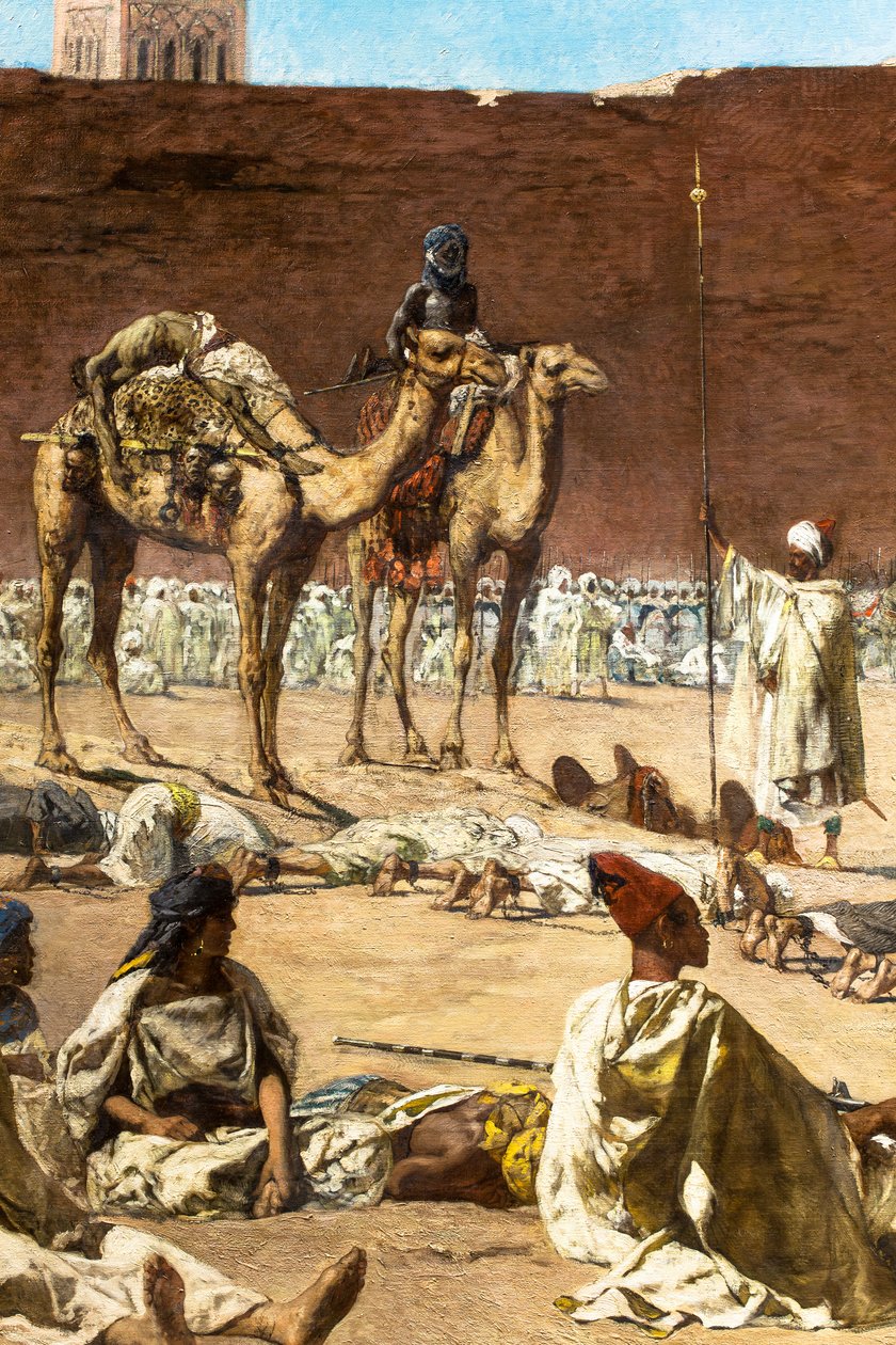 De laatste rebellen, Marokkaanse historische scène door Jean Joseph Benjamin Constant