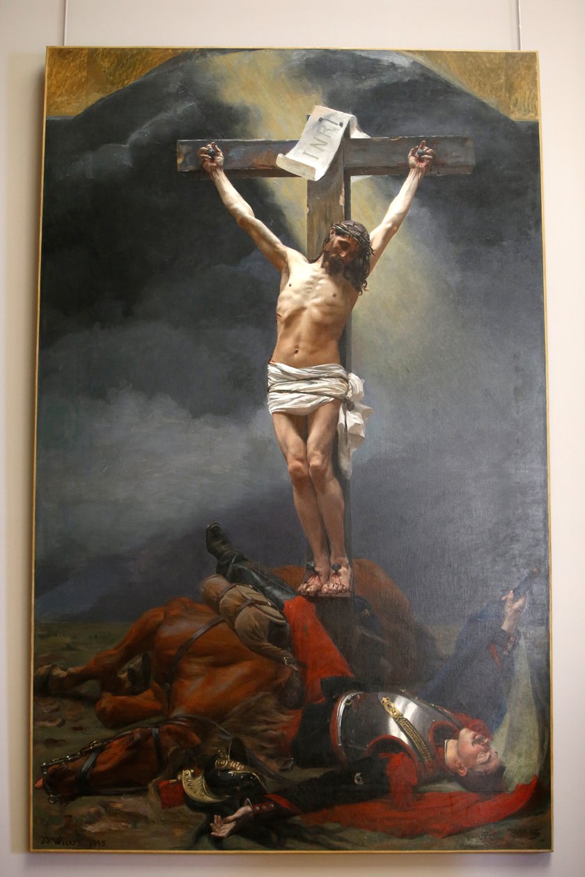 Voor de mensheid, voor het vaderland, 1895 door Jean Joseph Weerts