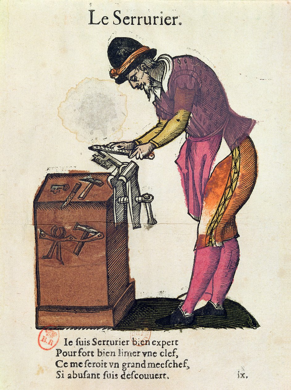 De slotenmaker door Jean Leclerc