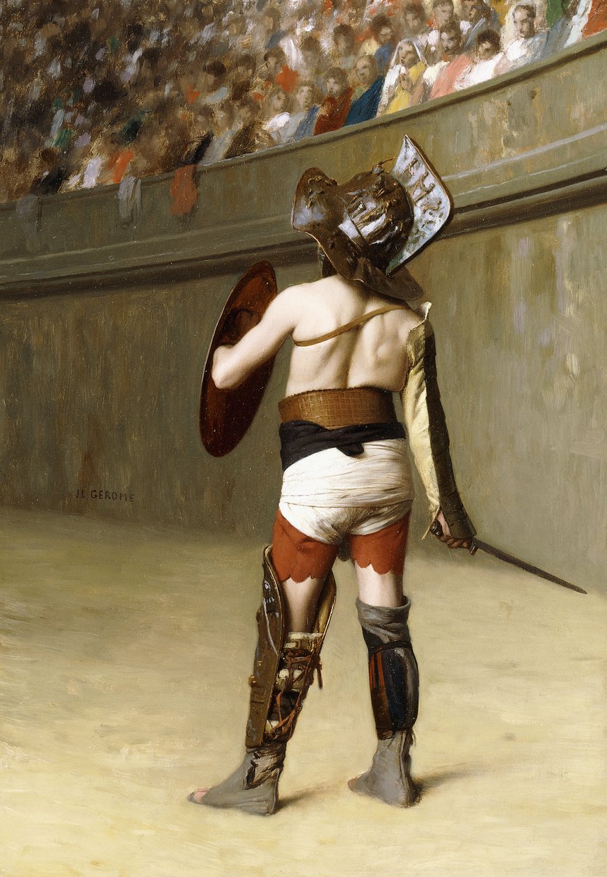 Mirmillon - Een Gallische Gladiator door Jean Leon Gerome