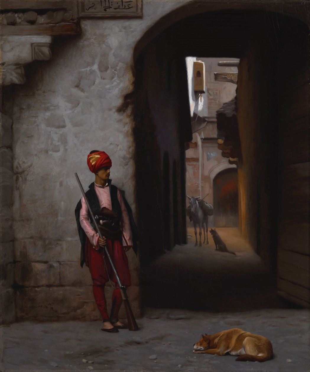 De Wacht door Jean Leon Gerome