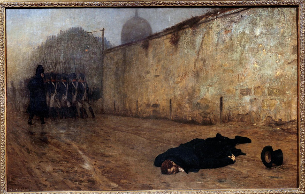 De executie van maarschalk Michel Ney om negen uur 