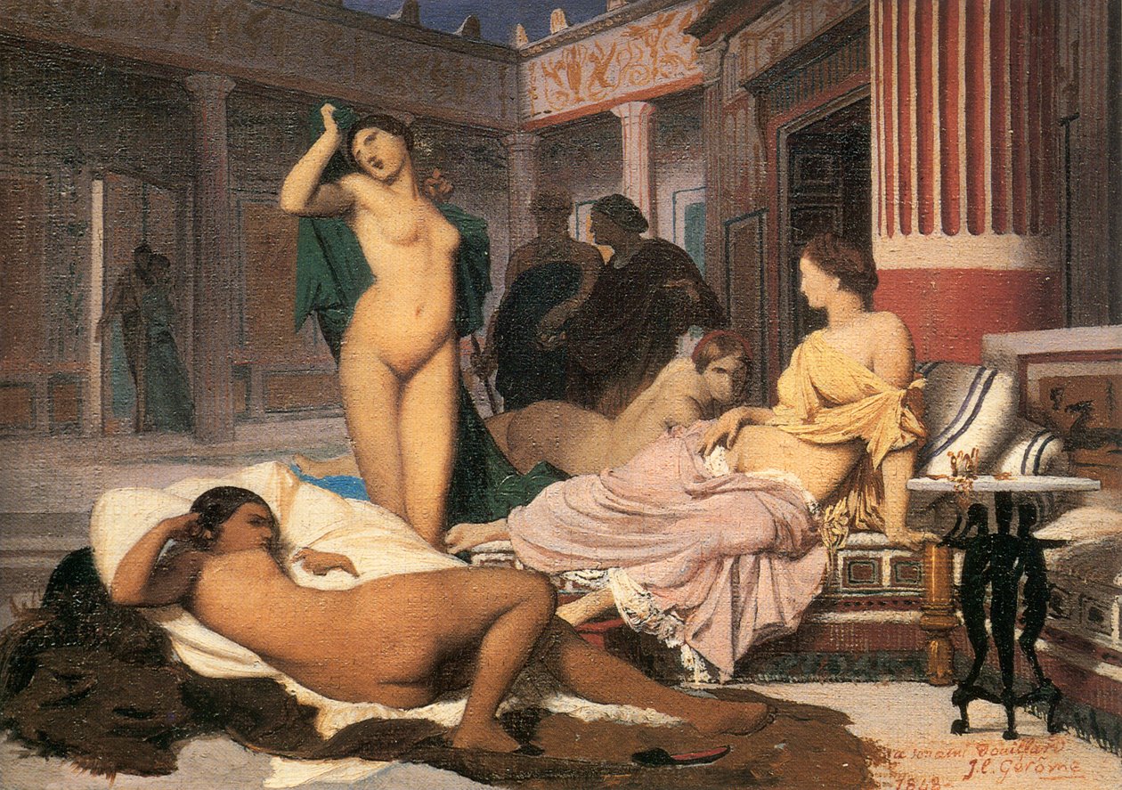 Frans: Intérieur grec Grieks Interieur


Alternatieve titel: Frans: Scène de gynécée Gynaeceum door Jean Leon Gerome