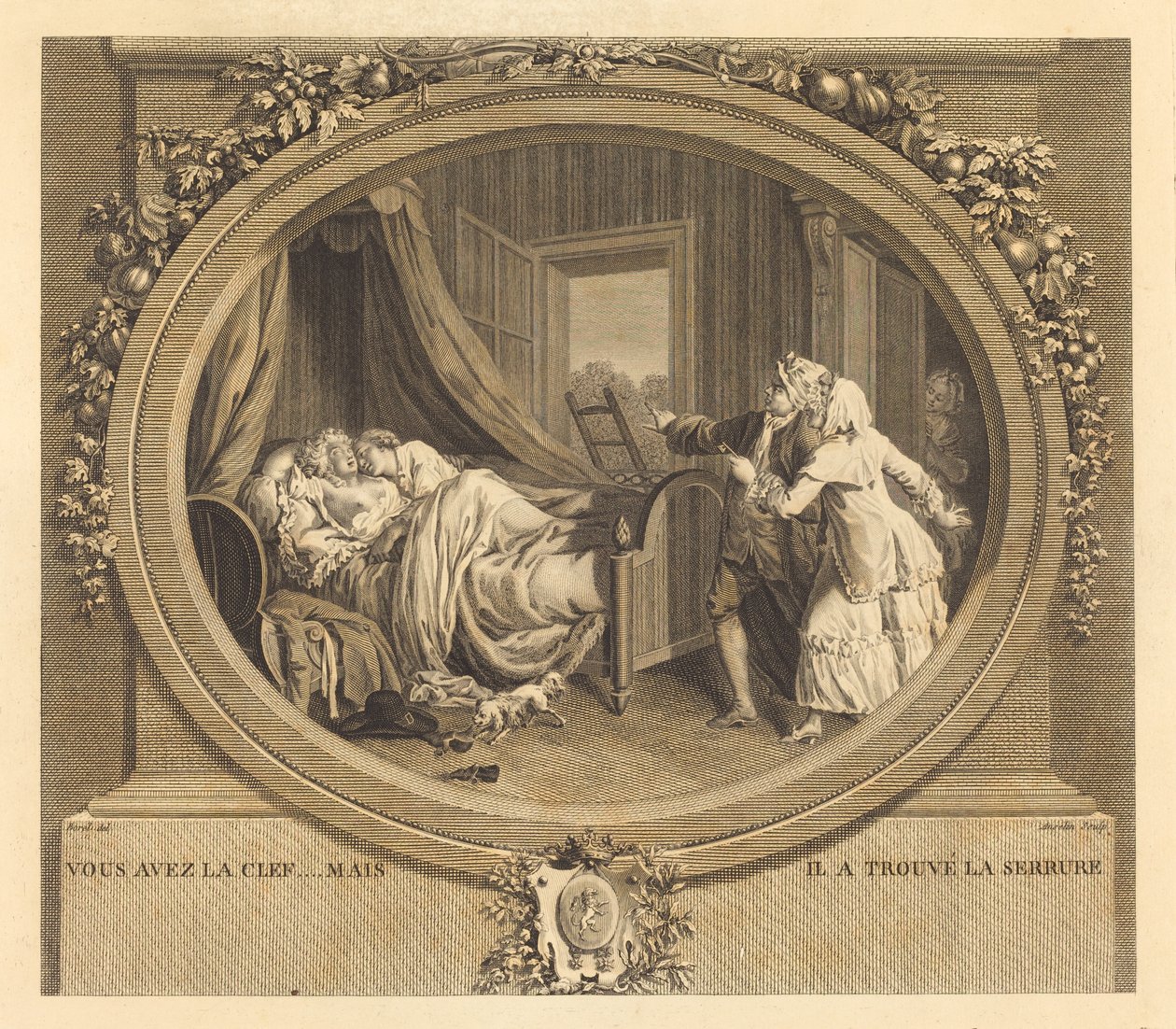 U heeft de sleutel, maar hij heeft het slot gevonden door Jean Louis Anselin after Antoine Borel