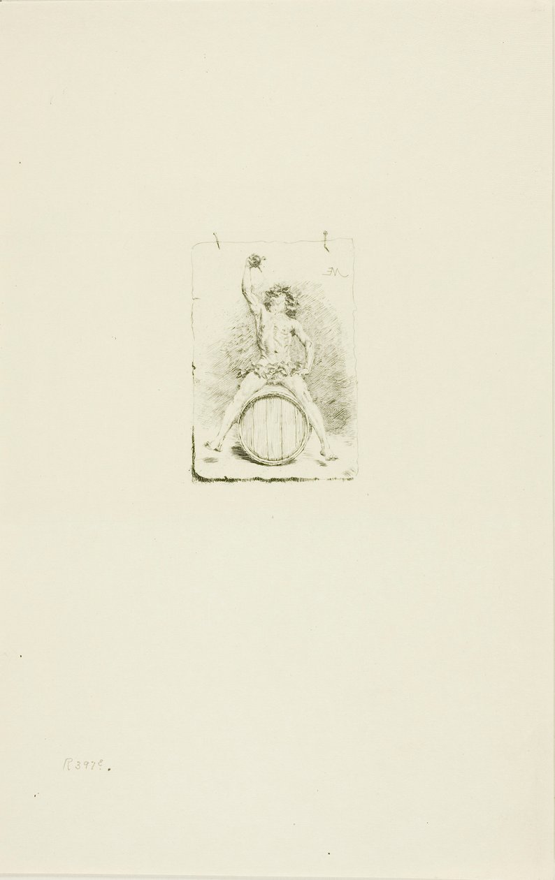 Bacchus door Jean Louis Ernest Meissonier