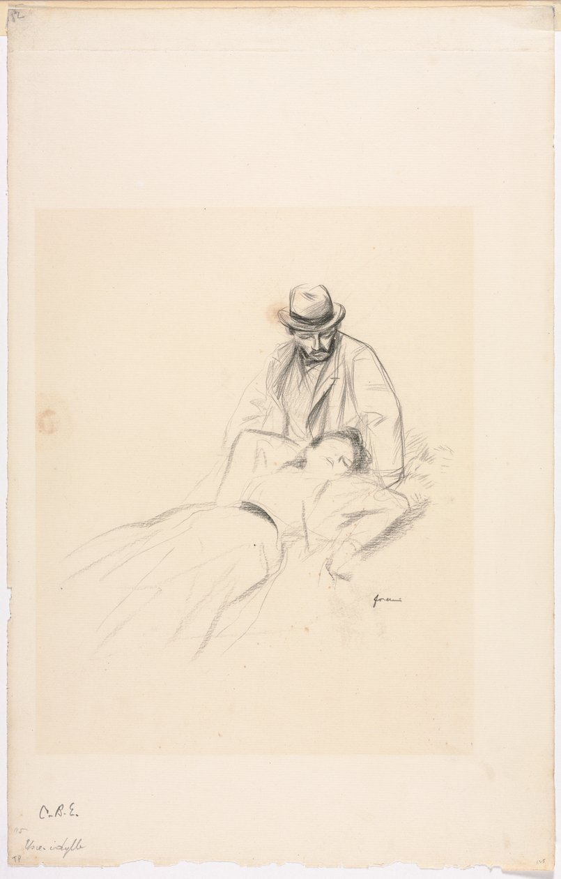 Een Idylle door Jean Louis Forain
