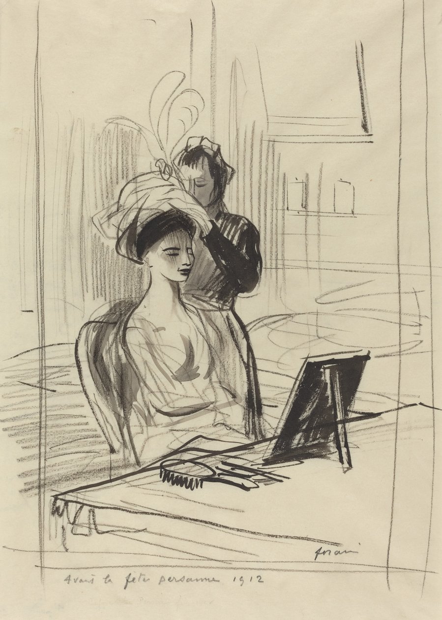 Voor het Perzische feest, 1912 door Jean Louis Forain