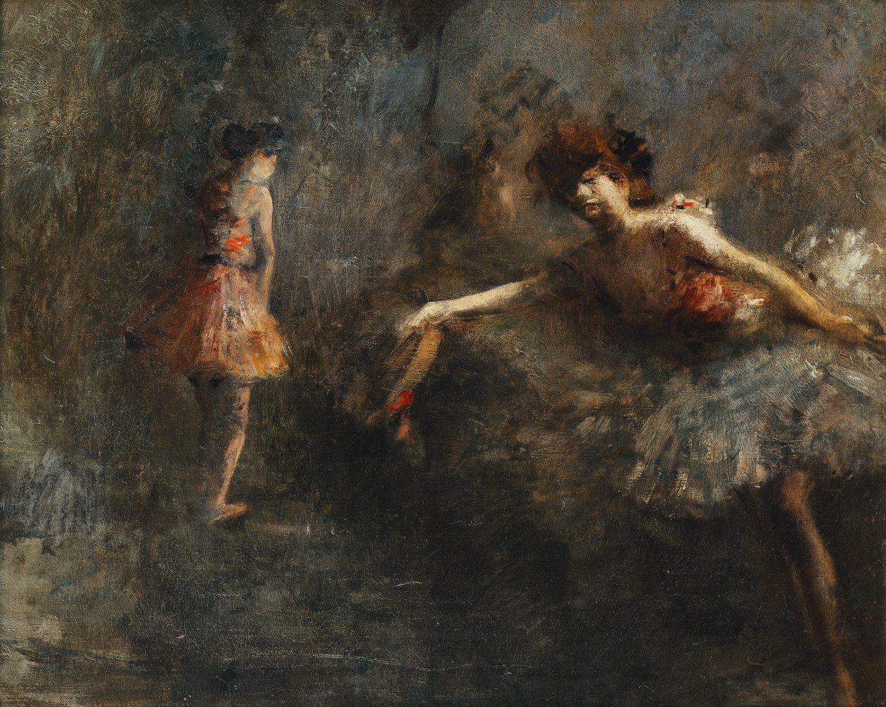 Circusartiesten door Jean Louis Forain