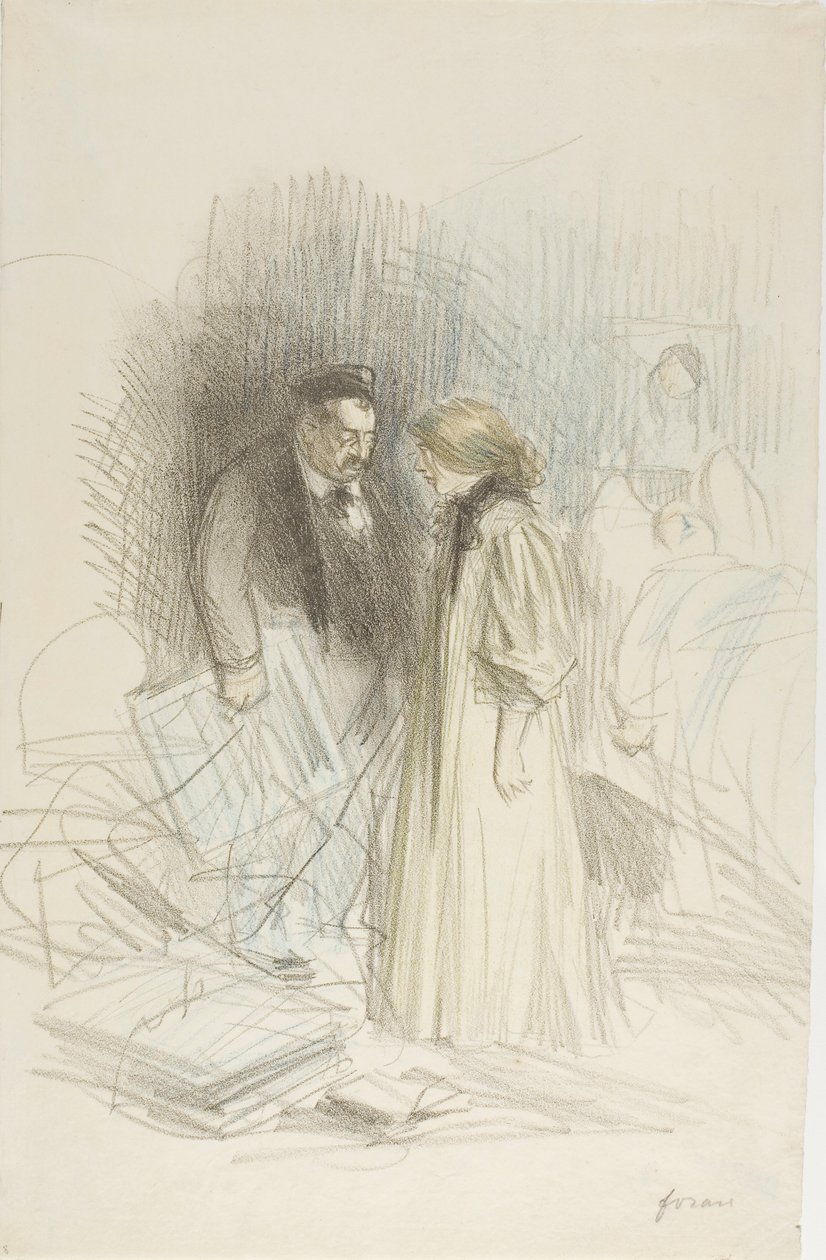 Ik durf ze niet weg te halen... het zou hem te veel pijn doen door Jean Louis Forain