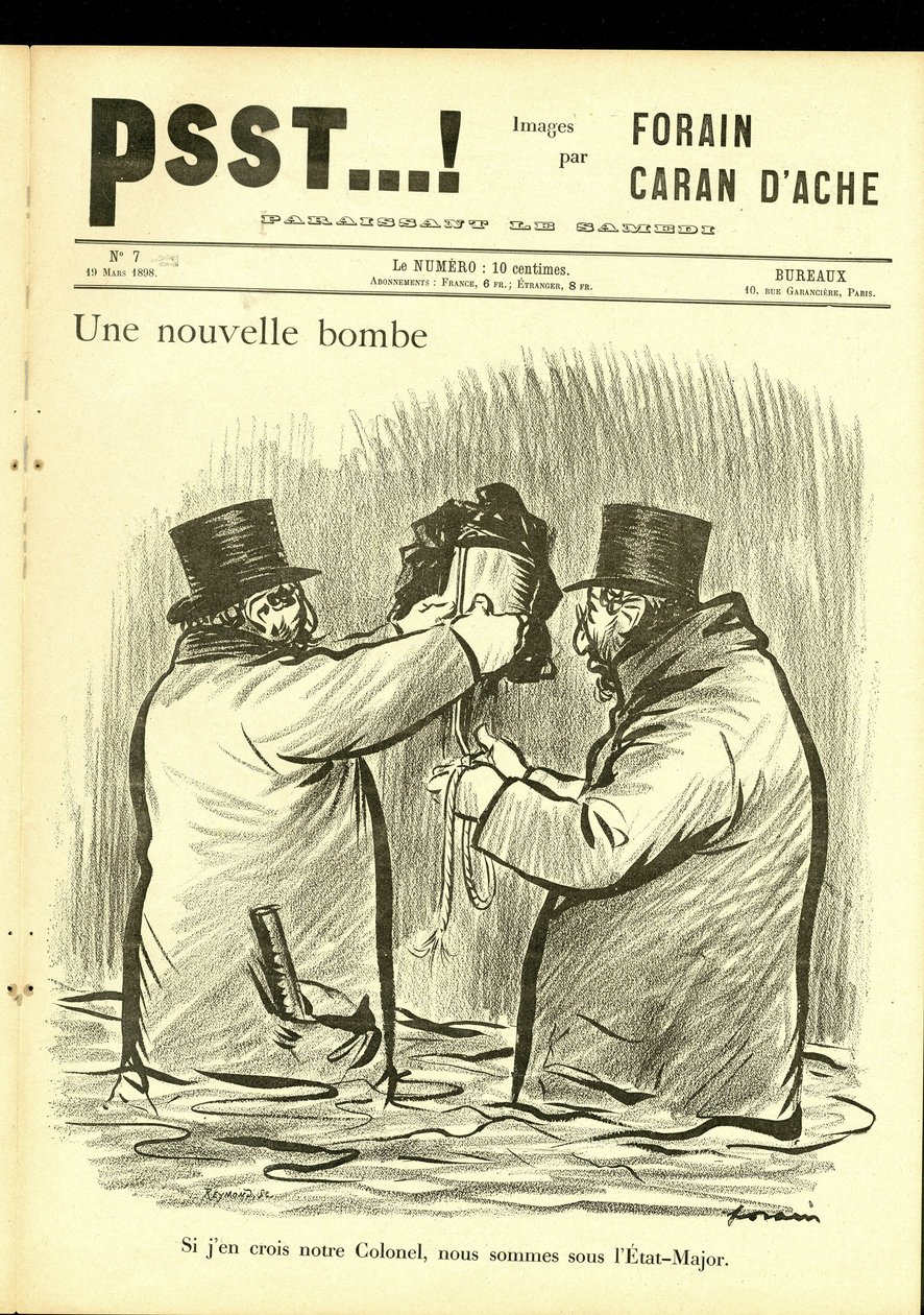 Illustratie door Jean-Louis Forain (1852-1931) in Psst...! door Jean Louis Forain