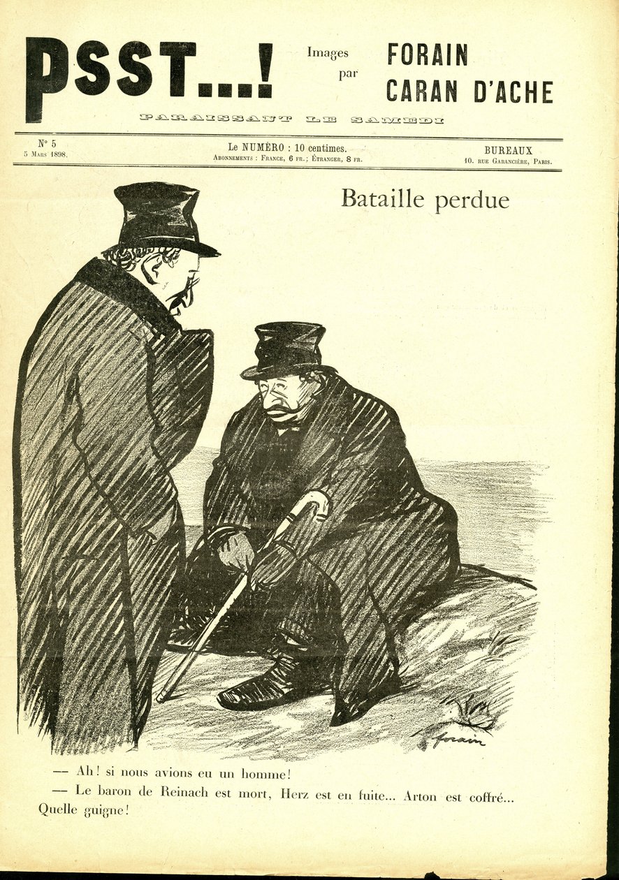 Illustratie door Jean-Louis Forain in Psst...! door Jean Louis Forain