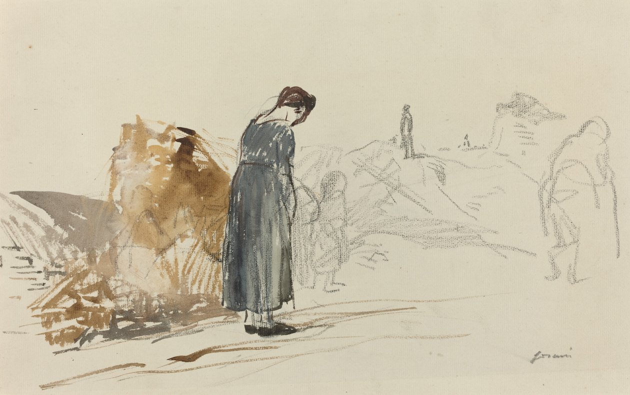 De Duitsers zijn vertrokken, ca. 1914-1919 door Jean Louis Forain
