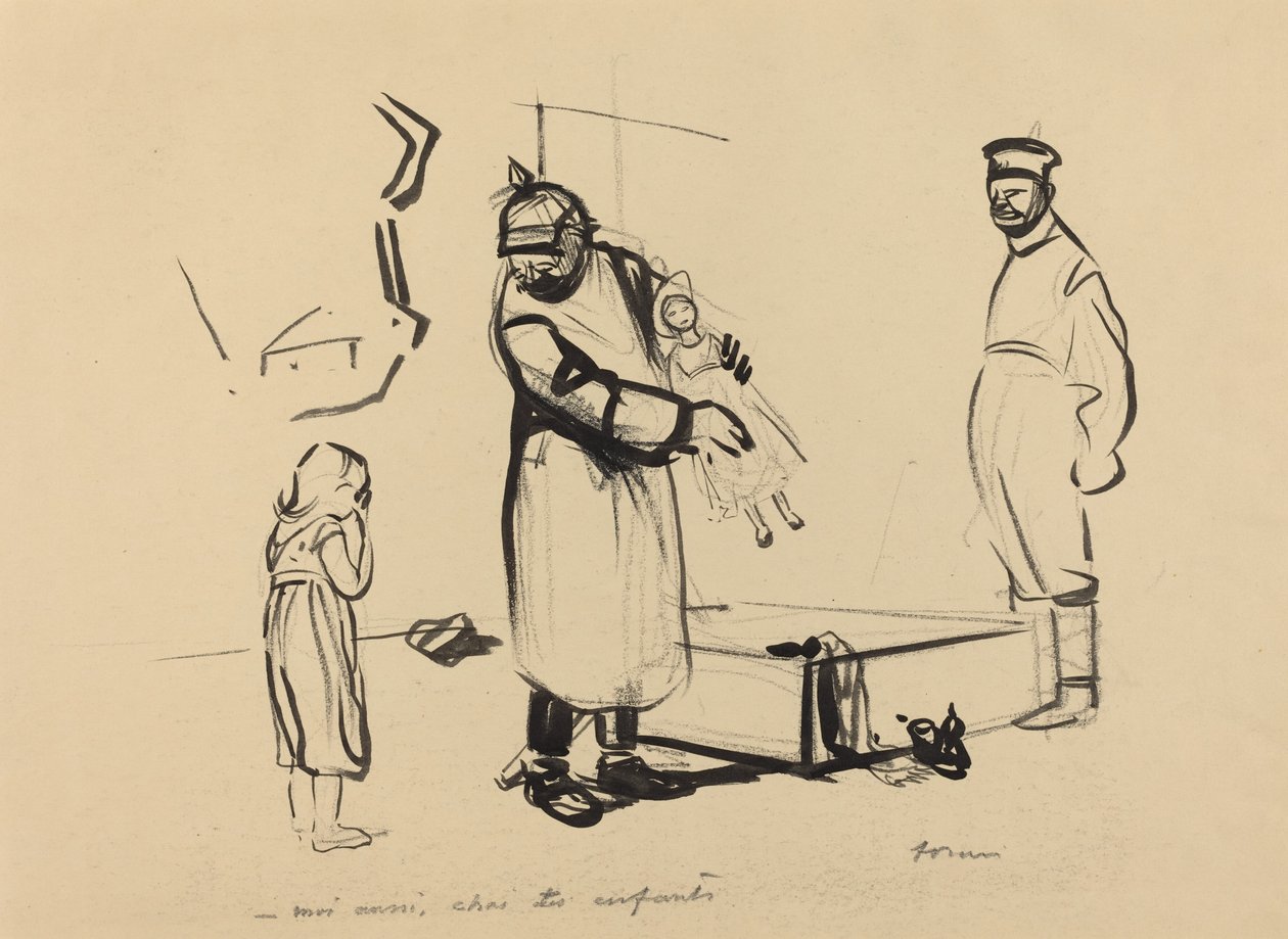 Naar Parijs. -ik ook, ik heb kinderen door Jean Louis Forain