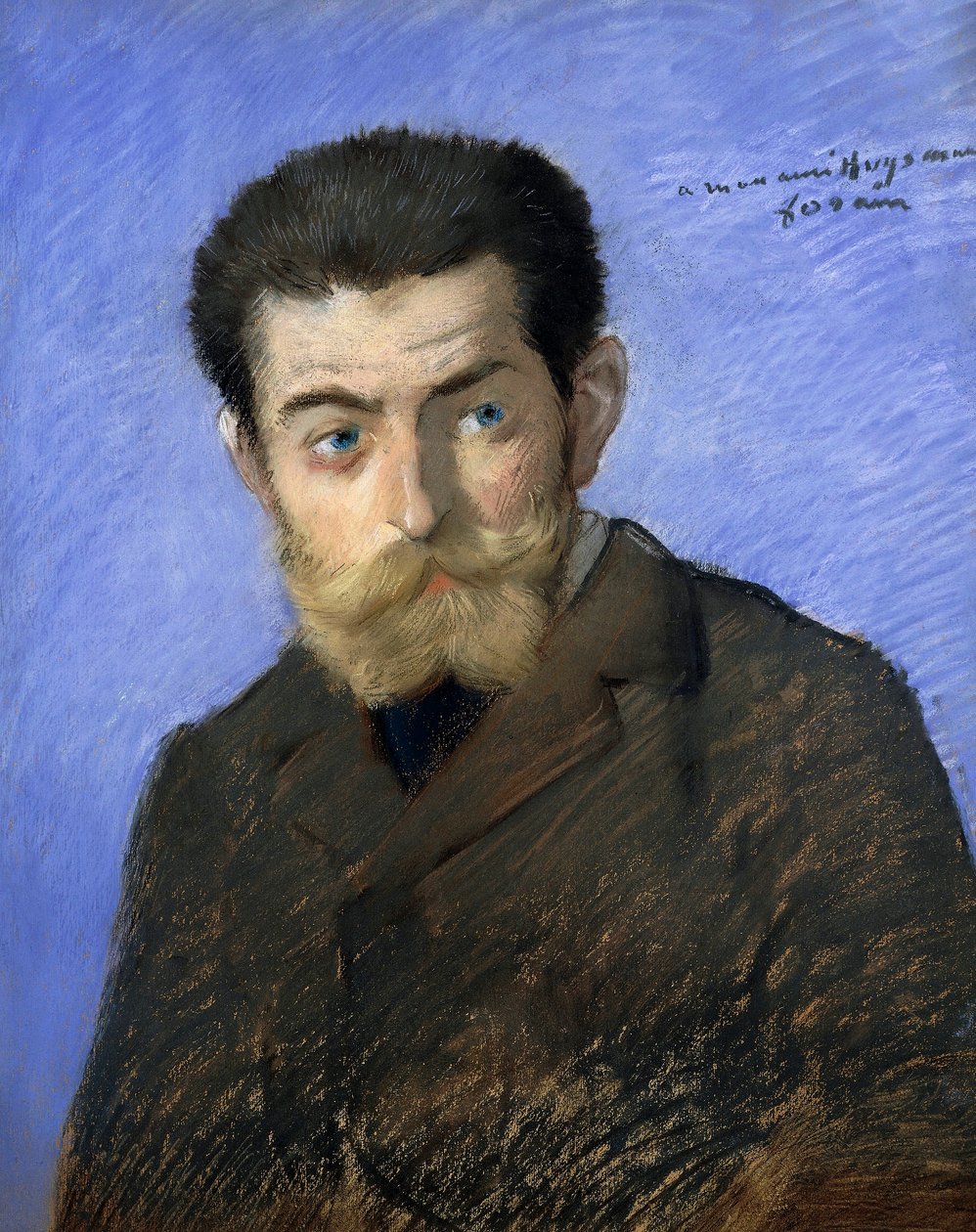 Portret van Joris Karl Huysmans, pseudoniem van Charles-Marie-Georges Huysmans door Jean Louis Forain