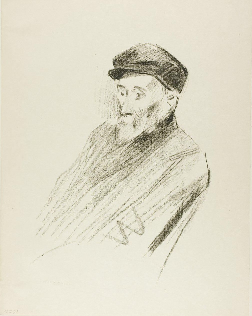 Portret van Renoir, Derde Plaat door Jean Louis Forain
