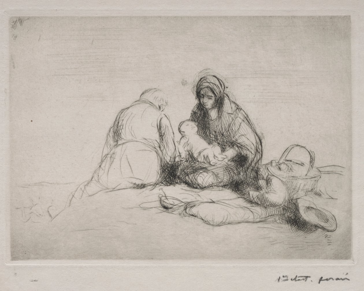 Rust tijdens de Vlucht naar Egypte door Jean Louis Forain