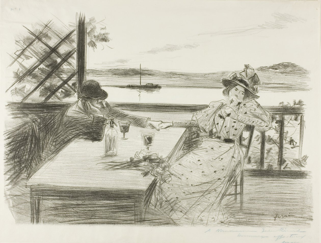 Het Prieel door Jean-Louis Forain