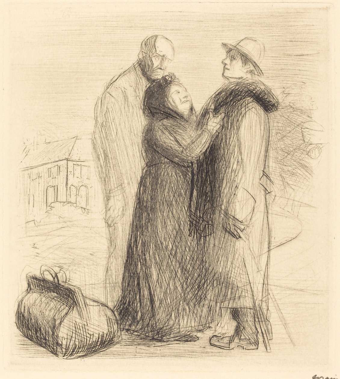 Het Vertrek van de Verloren Zoon (eerste plaat, verticaal) door Jean Louis Forain