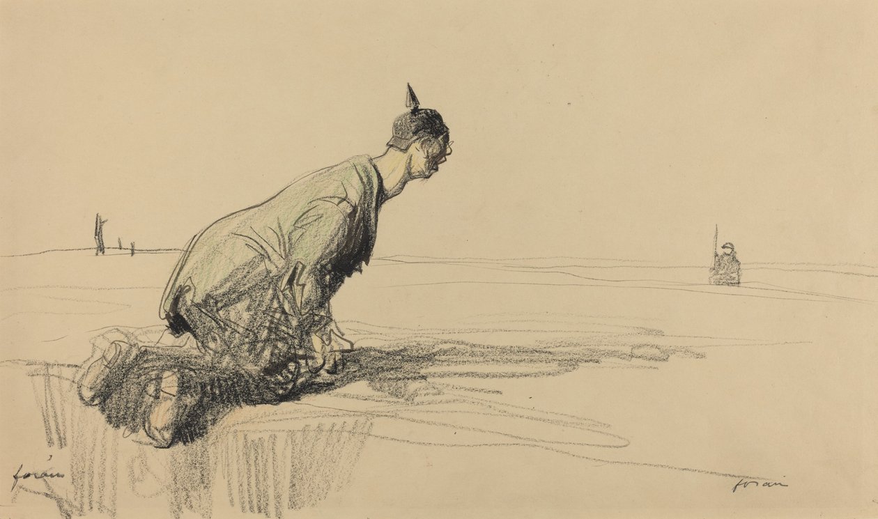 Het doel van oorlog, ca. 1914-1919 door Jean Louis Forain