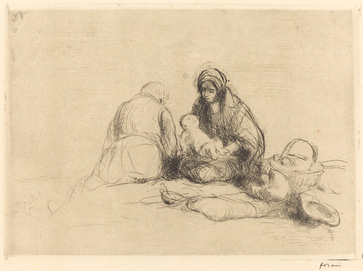 De Rust tijdens de Vlucht naar Egypte door Jean Louis Forain