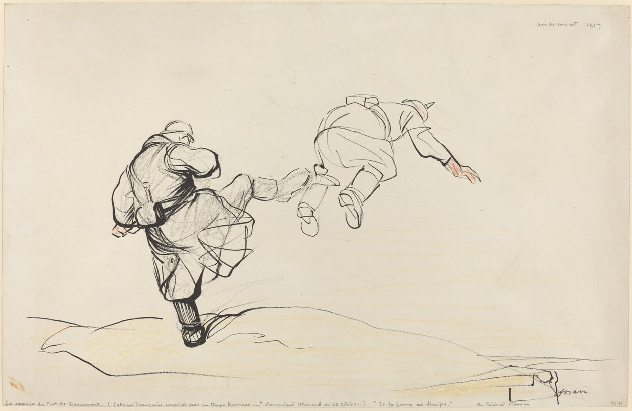 De inname van Fort Douaumont door Jean Louis Forain