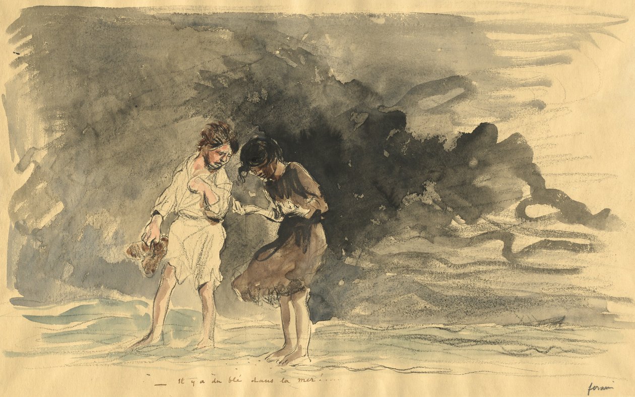 Er is graan in de zee! door Jean Louis Forain
