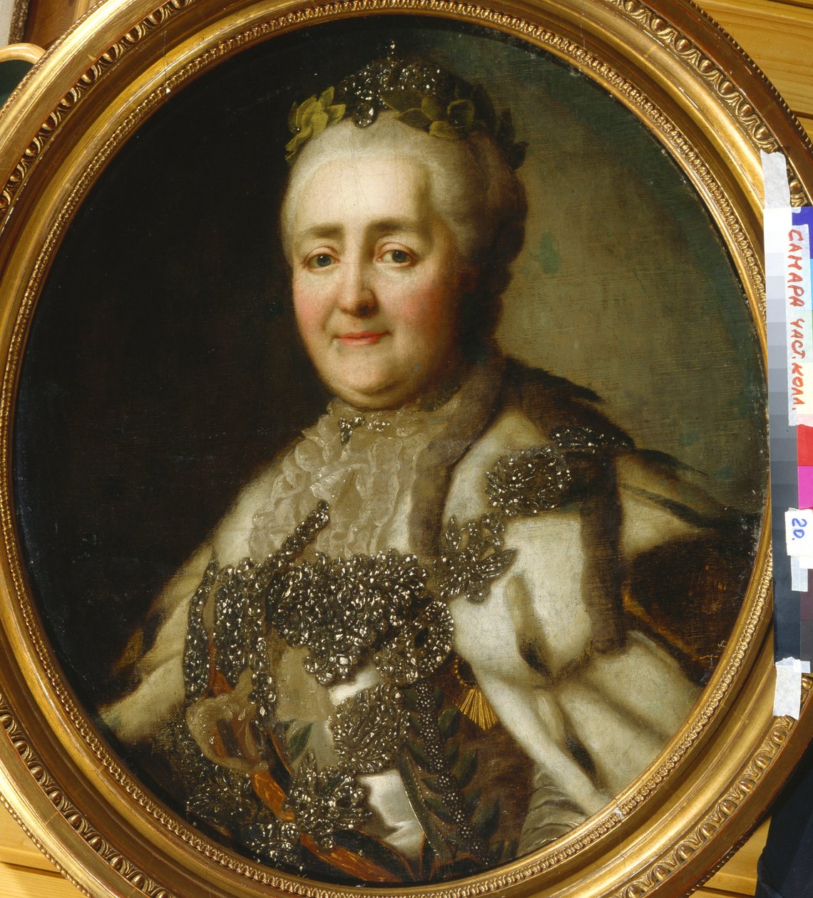 Portret van keizerin Catharina II (1729-1796) door Jean Louis Voille