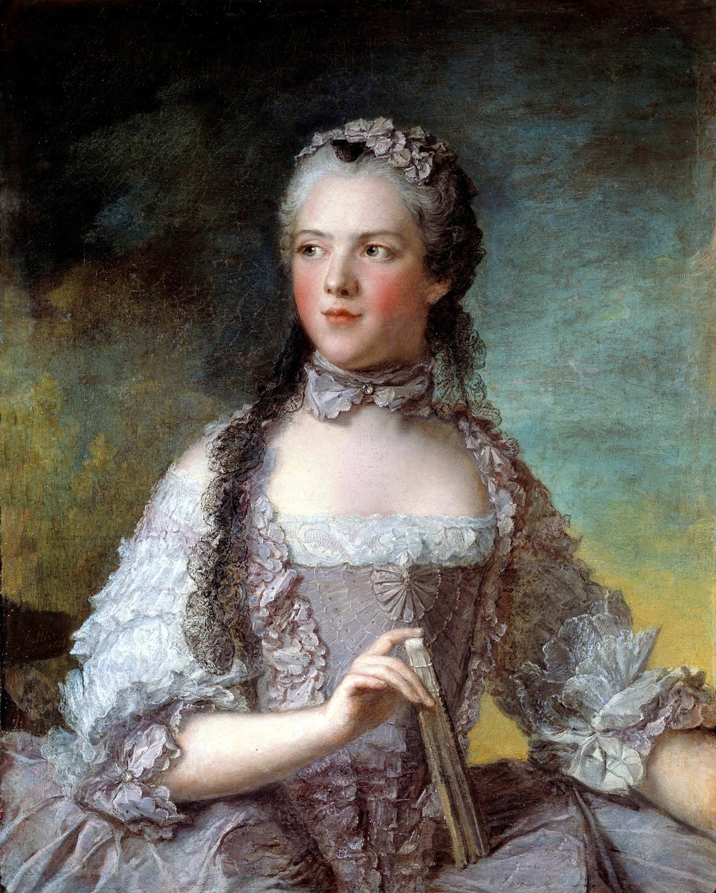 Frans: Marie-Adélaïde de France, dite Madame Adélaïde Madame Adélaïde de France (1732-1800), dochter van Lodewijk XV door Jean Marc Nattier