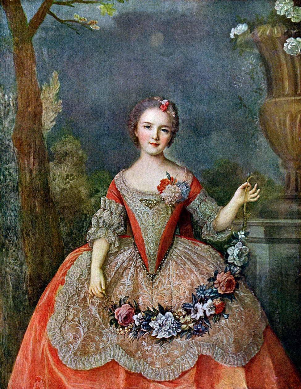 Madame de Beaujolais, 18e eeuw 1910 door Jean Marc Nattier