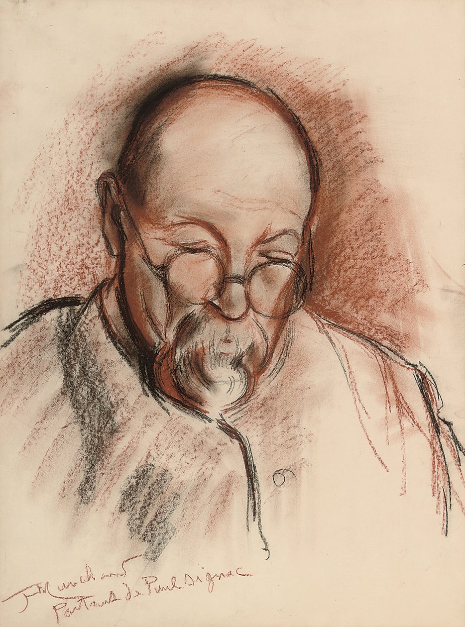 Portret van Paul Signac door Jean Marchand